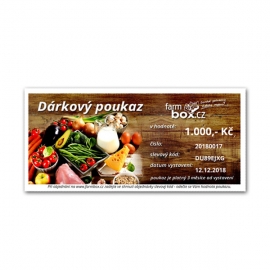 Dárkový poukaz farmbox