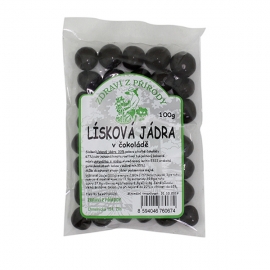 Lísková jádra v hořké čokoládě ZP 100g