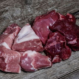 Maso na sekanou 50% vepř. 50% hovězí 1 kg