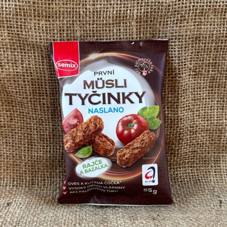 Müsli tyčinky naslano - rajče a bazalka 55g