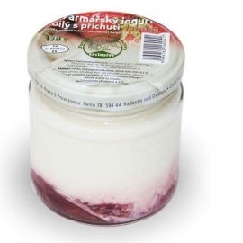 Farmářský jogurt s příchutí jahoda 150g