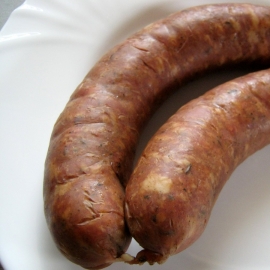 Přírodní Jurova klobása z farmy - bez rychlosoli